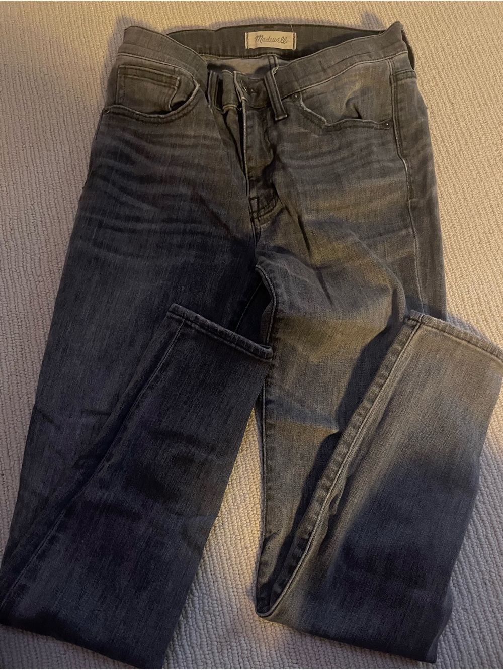Madewell womens Dark Gray Slim Jeans